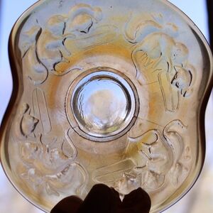 Antique FENTON Kittens banana Dish